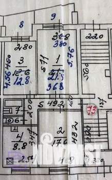 3-к квартира, вторичка, 76м2, 1/9 этаж