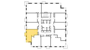 2-к квартира, вторичка, 35м2, 6/19 этаж