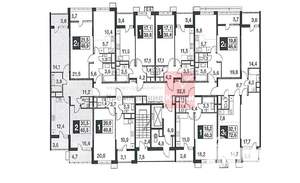2-к квартира, вторичка, 66м2, 5/9 этаж