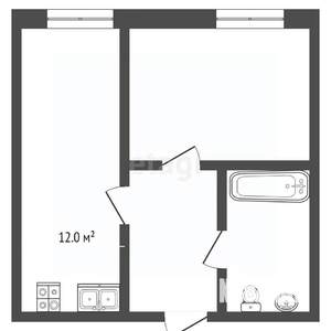 1-к квартира, вторичка, 34м2, 9/19 этаж