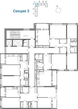 2-к квартира, вторичка, 58м2, 2/17 этаж