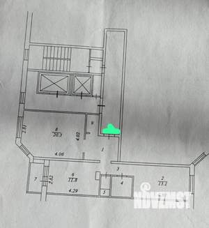 2-к квартира, вторичка, 60м2, 3/16 этаж