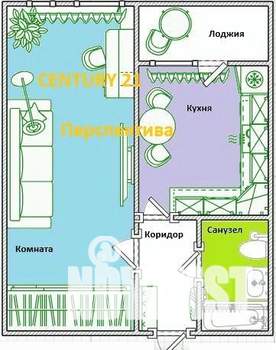 1-к квартира, вторичка, 35м2, 11/23 этаж