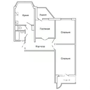 3-к квартира, вторичка, 76м2, 8/16 этаж
