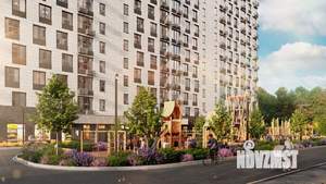 2-к квартира, строящийся дом, 54м2, 15/17 этаж