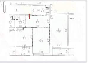 2-к квартира, вторичка, 65м2, 22/22 этаж