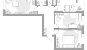 3-к квартира, строящийся дом, 72м2, 25/25 этаж