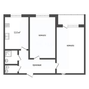 2-к квартира, вторичка, 75м2, 17/18 этаж