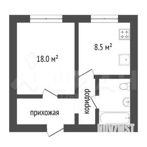 1-к квартира, вторичка, 38м2, 7/17 этаж