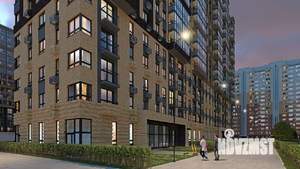 2-к квартира, строящийся дом, 36м2, 19/23 этаж