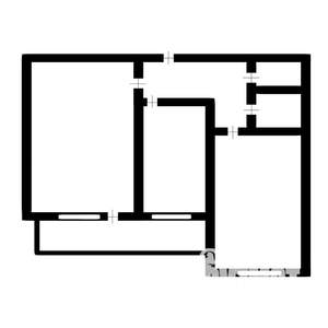 2-к квартира, вторичка, 50м2, 6/9 этаж