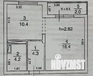 1-к квартира, вторичка, 39м2, 16/17 этаж