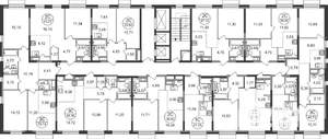 2-к квартира, вторичка, 43м2, 19/22 этаж