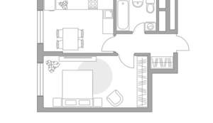 1-к квартира, вторичка, 34м2, 8/17 этаж