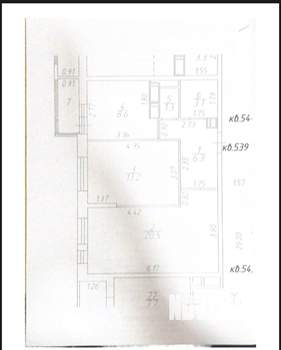 2-к квартира, вторичка, 53м2, 19/22 этаж