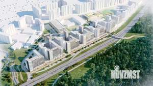 2-к квартира, строящийся дом, 57м2, 4/17 этаж