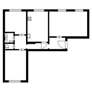 3-к квартира, вторичка, 78м2, 3/17 этаж