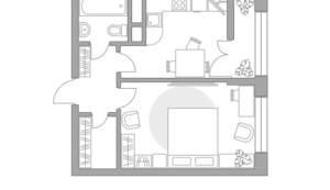 1-к квартира, вторичка, 34м2, 9/25 этаж