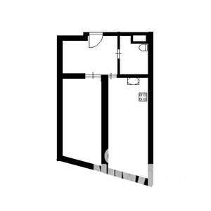 1-к квартира, вторичка, 31м2, 2/5 этаж