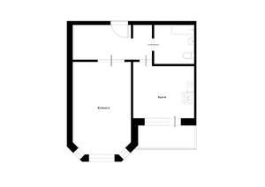 1-к квартира, вторичка, 43м2, 8/21 этаж