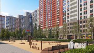 3-к квартира, строящийся дом, 56м2, 17/22 этаж