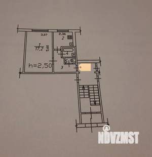1-к квартира, вторичка, 31м2, 1/5 этаж