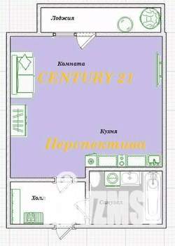 Студия квартира, вторичка, 22м2, 4/22 этаж