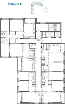 2-к квартира, сданный дом, 56м2, 2/17 этаж